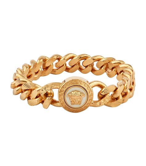 versace bracelet men|versace gold necklace for men.